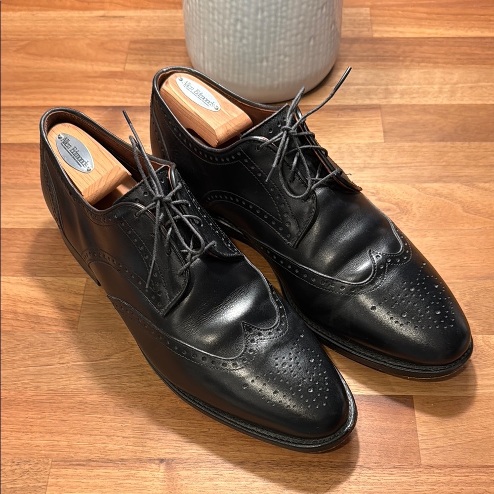 Allen Edmonds Black Leather Derby Shoes